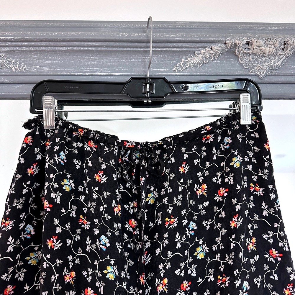 Rebecca Taylor Silk 90s Floral Peasant Mini Skirt Tiered Ruffle cottagecore boho - Picture 2 of 7